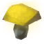 Yellow mushroom icon