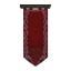 Red banner icon