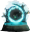 Portal made of stone icon