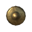 Bronze buckler icon