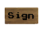 Sign non usable icon