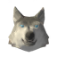 Wolf trophy icon